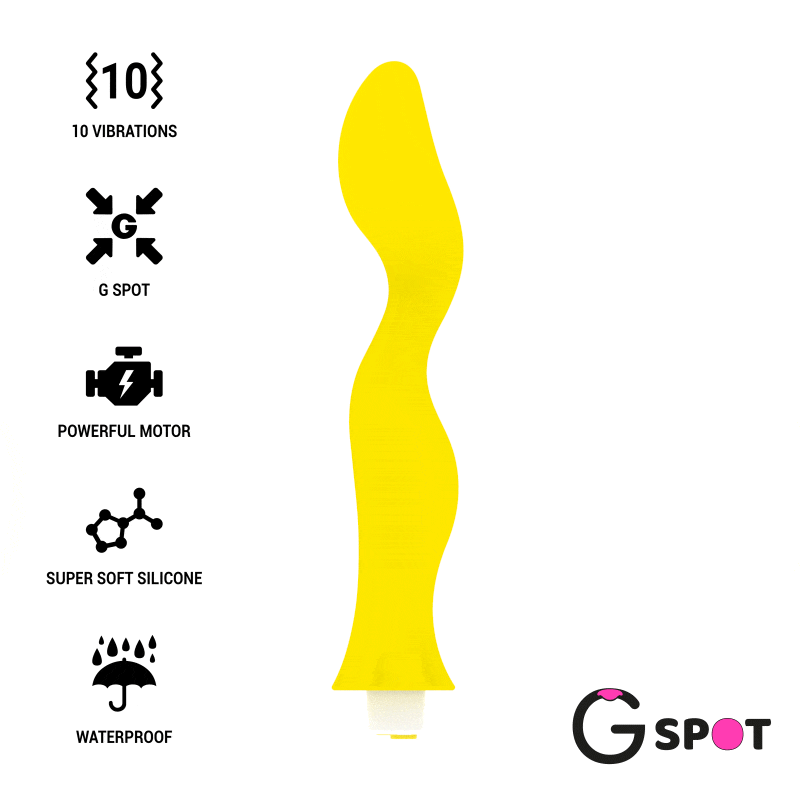 G - SPOT - PONTO G GAVYN VIBRADOR AMARELO - Toys "n" Us