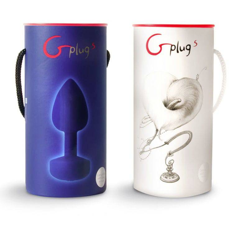 G - VIBE - VIBRADOR ANAL FUNTOYS GPLUG RECARREGVEL GRANDE AZUL CÉU 3,9 CM - Toys "n" Us