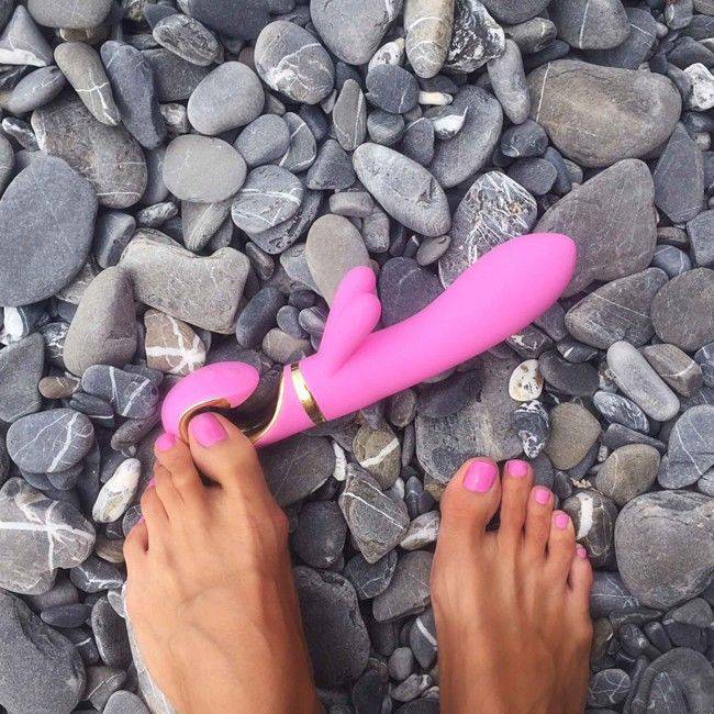 G - VIBE - VIBRADOR G - RABBIT ROSA RAMPANT BUNNY - Toys "n" Us