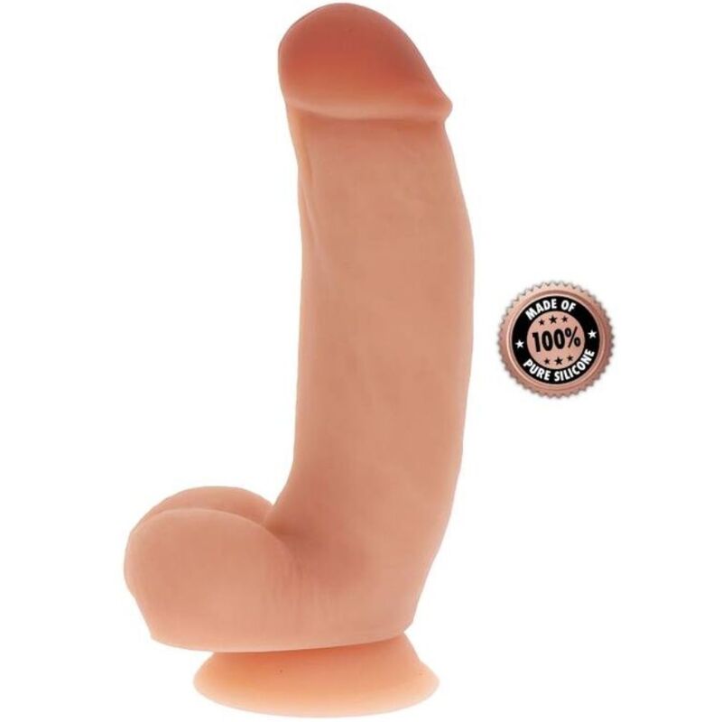 GET REAL - DILDO DE SILICONE 18 CM W BOLAS PELE - Toys "n" Us