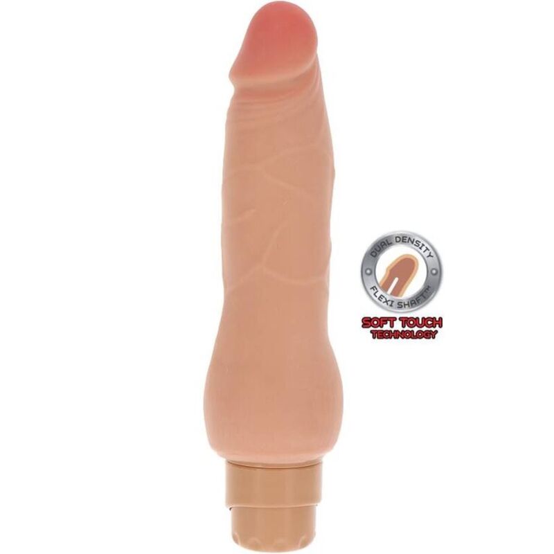 GET REAL - PELE VIBRADOR LISO DE DUAL DENSIDADE - Toys "n" Us