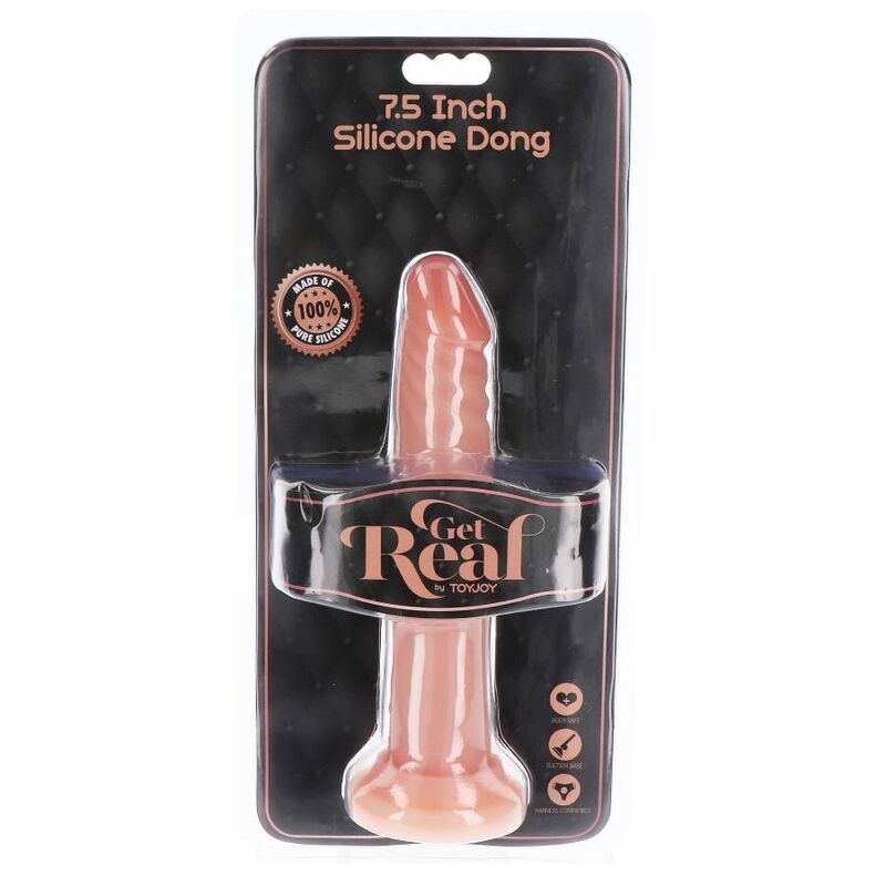 GET REAL - SILICONE DONG 19 CM PELE - Toys "n" Us