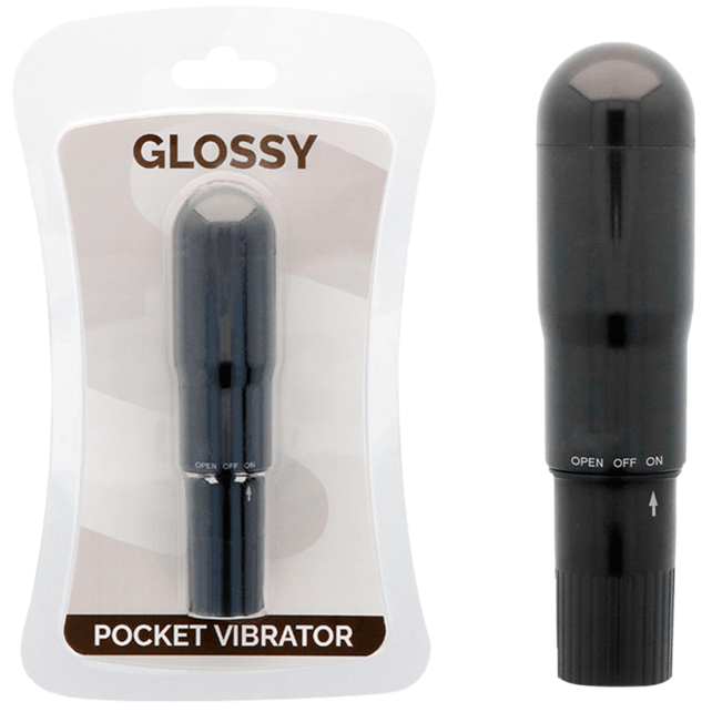 GLOSSY - VIBRADOR DE BOLSO PRETO - Toys "n" Us