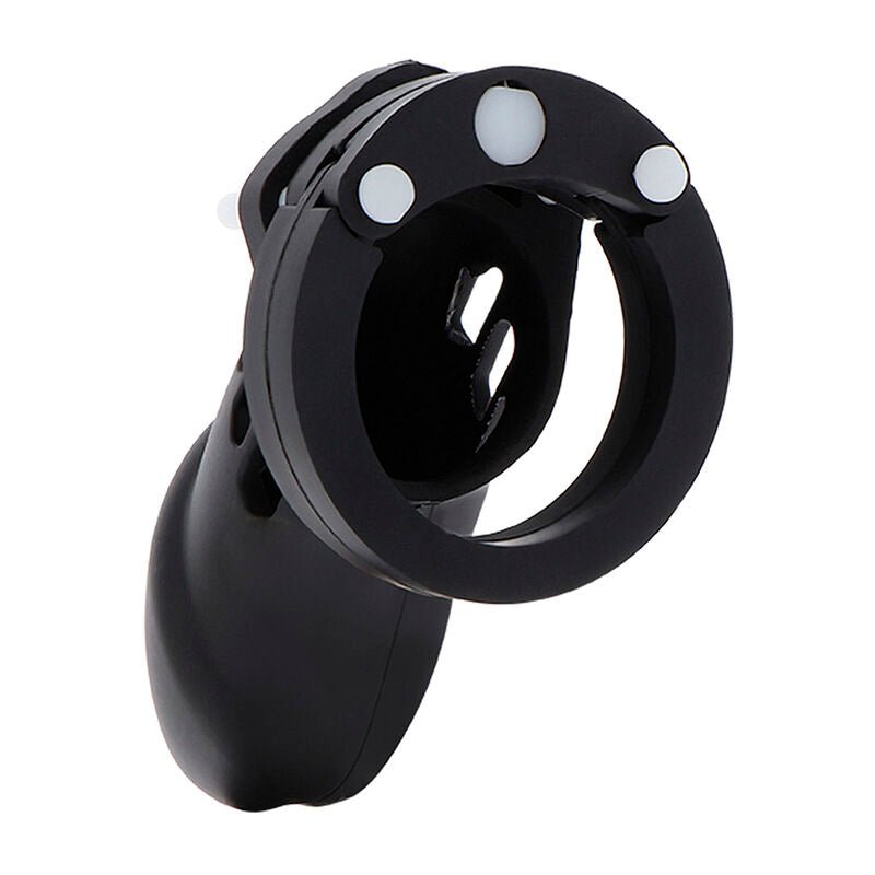 HIDDEN DESIRE - EXTREME CHASTITY COCK CAGE SILICONE SIZE L BLACK - Toys "n" Us