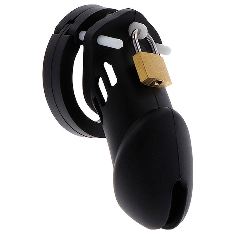 HIDDEN DESIRE - EXTREME CHASTITY COCK CAGE SILICONE SIZE L BLACK - Toys "n" Us