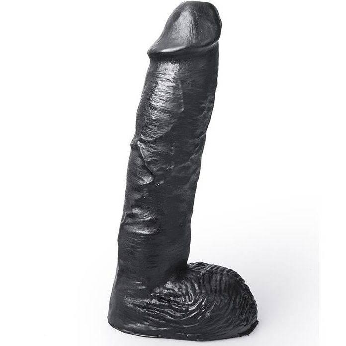 HUNG SYSTEM - DILDO REALÍSTICO PRETO COR MICKEY 24 CM - Toys "n" Us