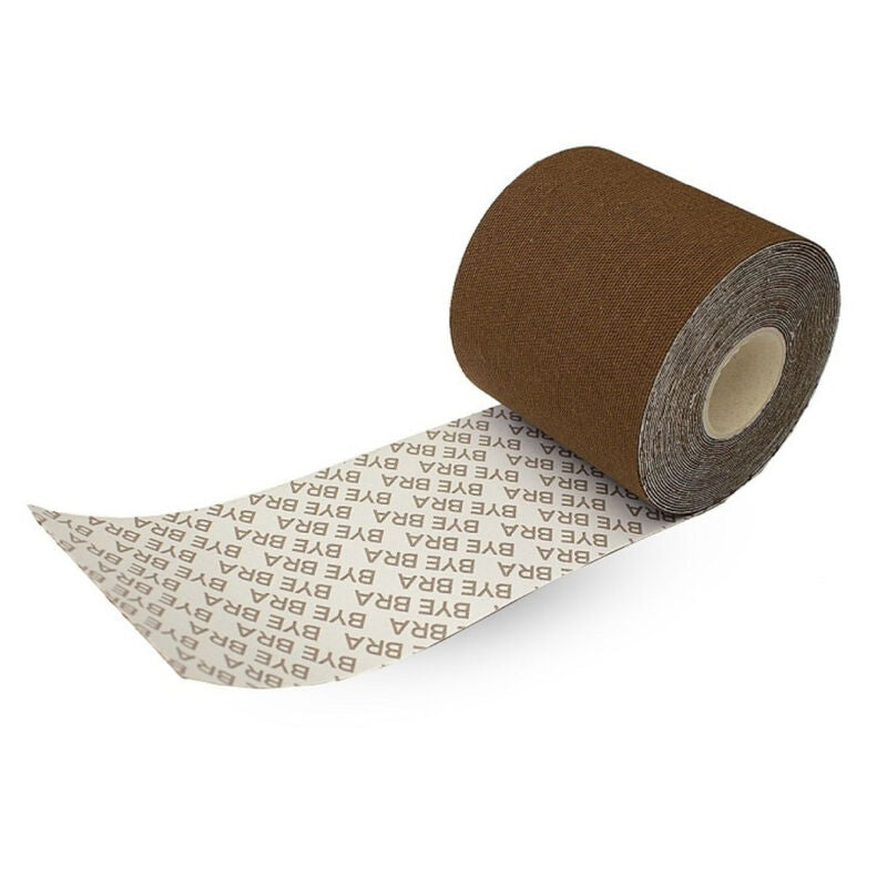 BYE-BRA - CINTA CORPORAL 5 MX 6,5 CM + 3 PARES CUBREPEZONES MARRÓN