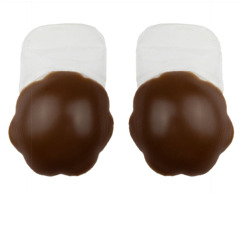 BYE-BRA - ELEVADOR DE PEITO PUSH-UP SYLICON MARROM TAMANHO XL