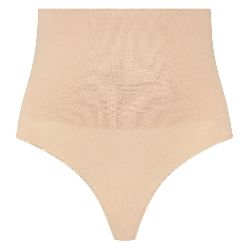 BYE-BRA - CINTURA SEM COSTURA ESTILO TANGA BEGE TAMANHO XXL