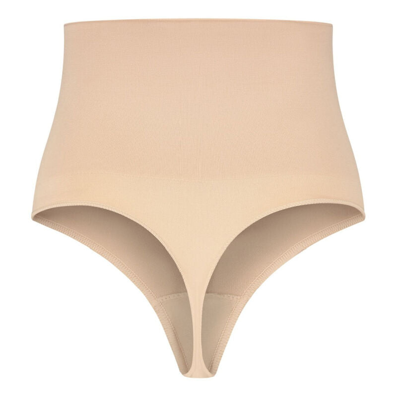BYE-BRA - CINTURA SEM COSTURA ESTILO TANGA BEGE TAMANHO XXL
