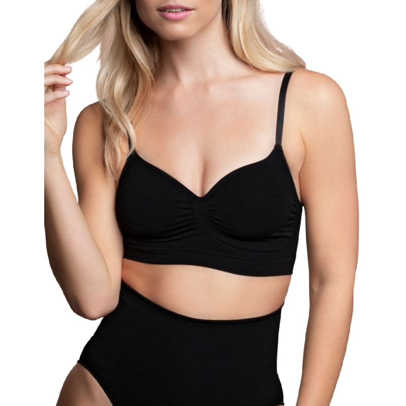 BYE-BRA - SUJETADOR DE CONTROL MEDIO SIN COSTURAS BEIGE TALLA XXL