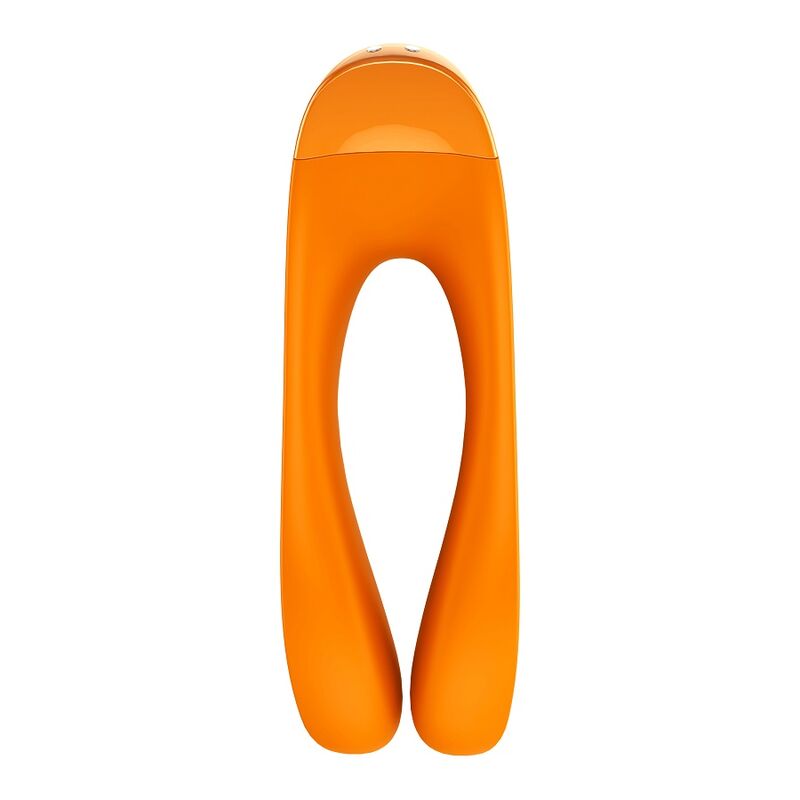 SATISFYER - VIBRADOR DE DEDO CANDY CANE NEGRO