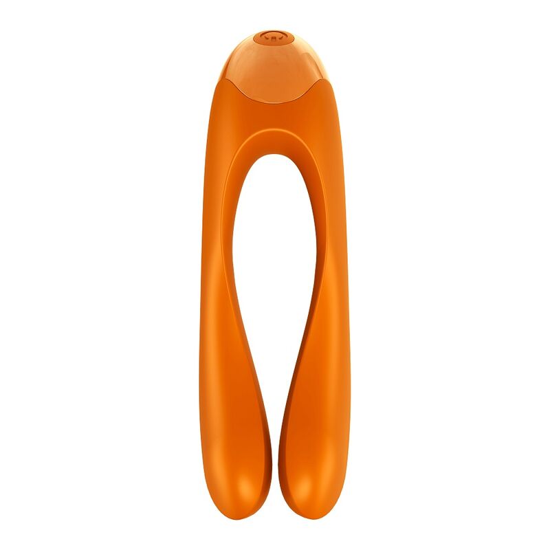 SATISFYER - VIBRADOR DE DEDO CANDY CANE NEGRO