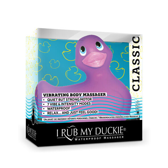 BIG TEASE TOYS - I RUB MY DUCKIE PATO VIBRADOR CLÁSICO MORADO
