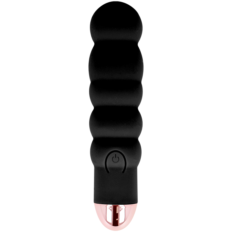DOLCE VITA - VIBRADOR RECARREGÁVEL SIX PRETO 7 VELOCIDADES