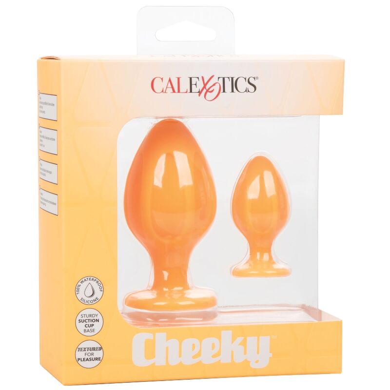 CALEXOTICS - PLUG ANAL CHEEKY LARANJA