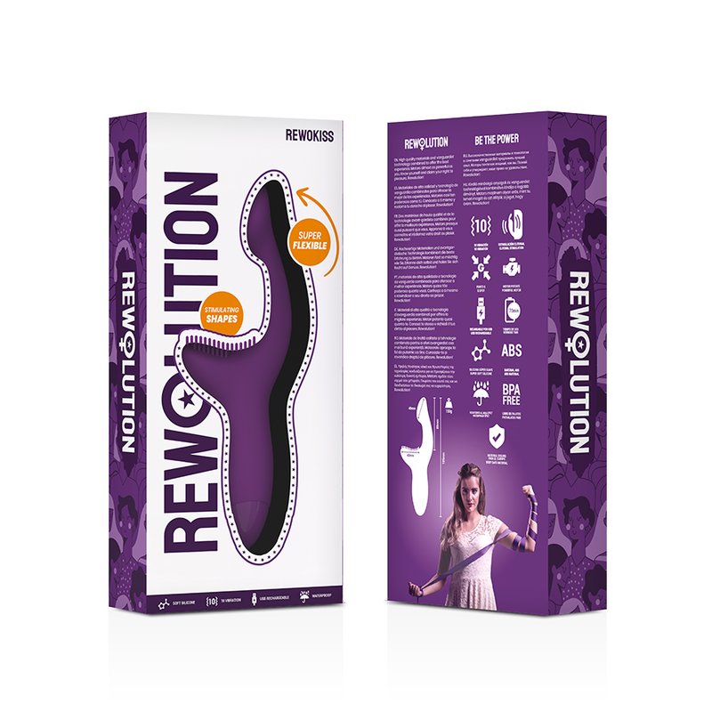 REWOLUTION - VIBRADOR REWOKISS PUNTO A ESTIMULADOR