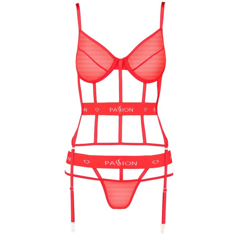 PASIÓN - CORSÉ KYOUKA - ROJO L/XL