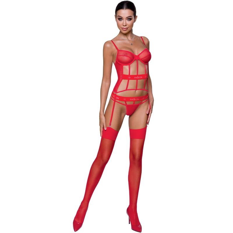 PASIÓN - CORSÉ KYOUKA - ROJO L/XL