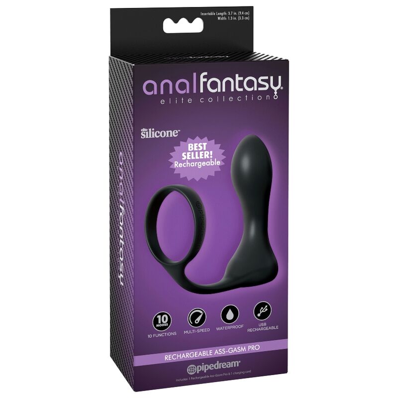 COLEÇÃO ANAL FANTASY ELITE - ASS-GASM PRO RECARREGÁVEL