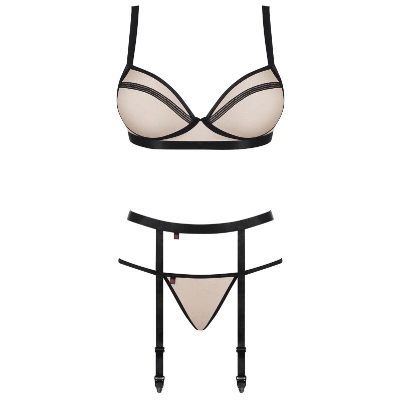 OBSESSIVE - NUDELIA CONJUNTO DE TRES PIEZAS L/XL