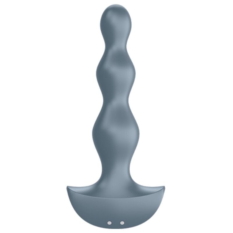 SATISFYER - LOLLI PLUG VIBRADOR 2 PLUG CINZA