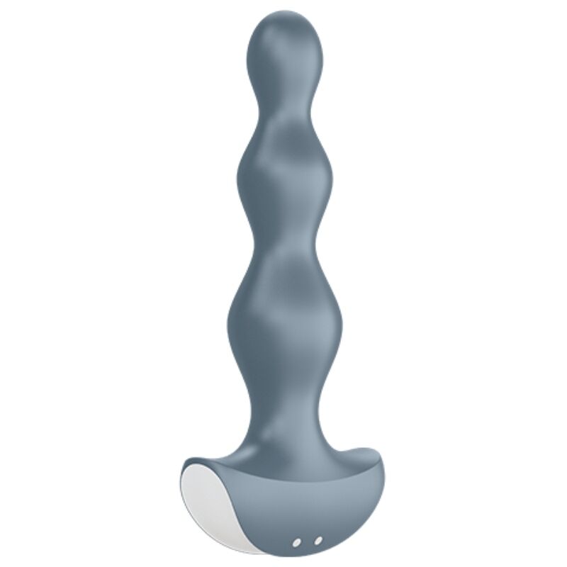 SATISFYER - LOLLI PLUG VIBRADOR 2 PLUG CINZA