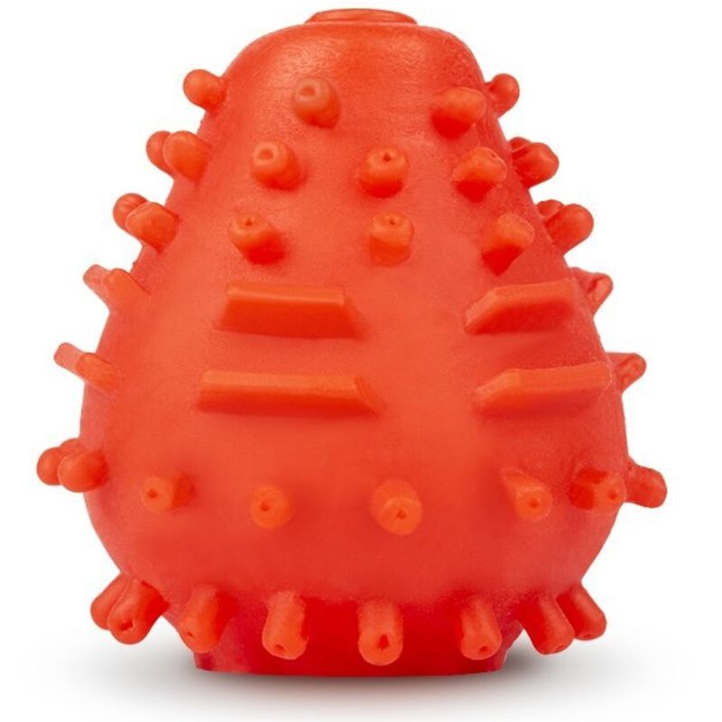 G-VIBE - MASTURBADOR REUTILIZABLE TEXTURIZADO HUEVO ROJO