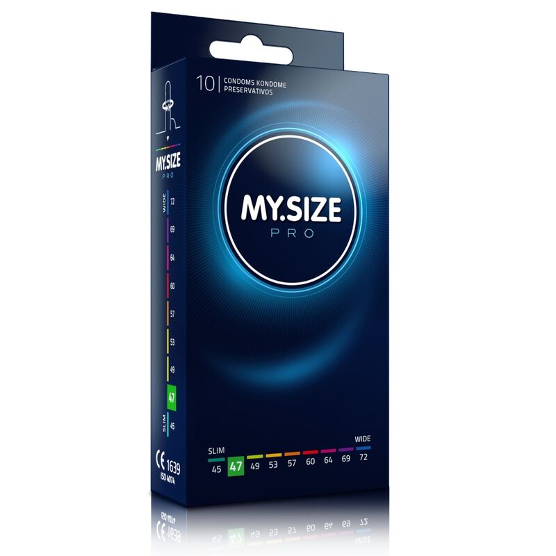 MI TALLA - CONDONES PRO 47 MM 10 UNIDADES