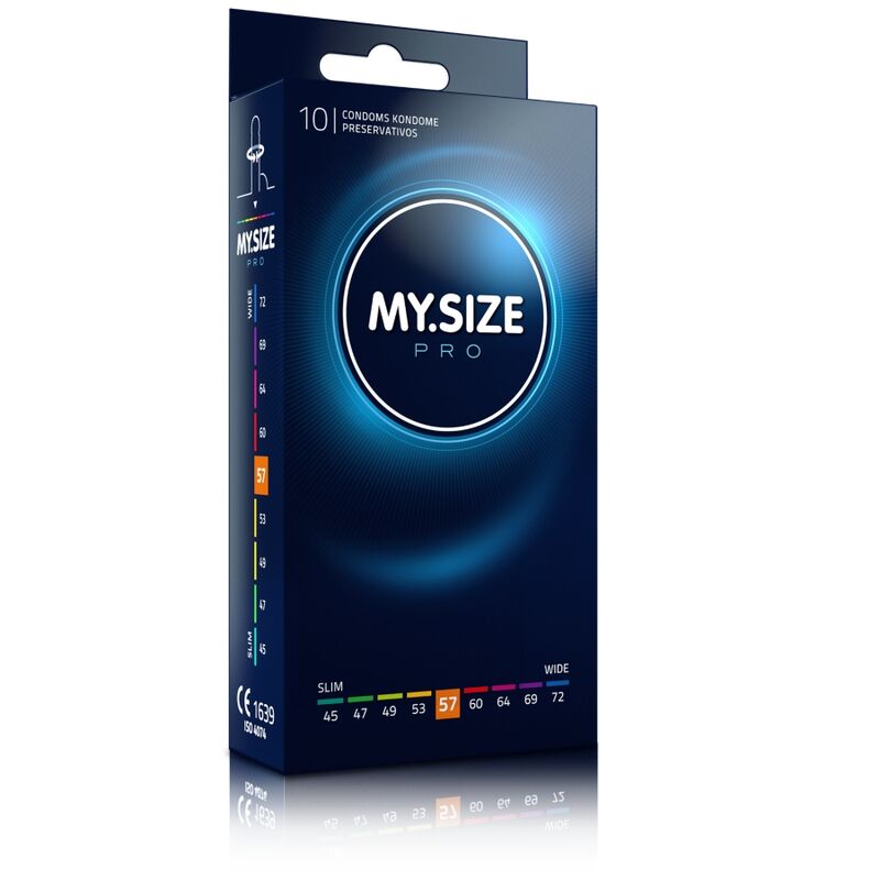 MI TALLA - CONDONES PRO 57 MM 10 UNIDADES