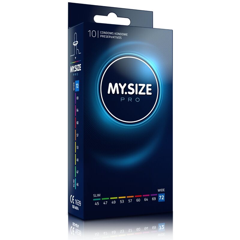 MI TALLA - CONDONES PRO 72 MM 10 UNIDADES