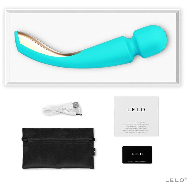 LELO - MASAJEADOR SMART MEDIUM WAND 2 AZUL OCÉANO