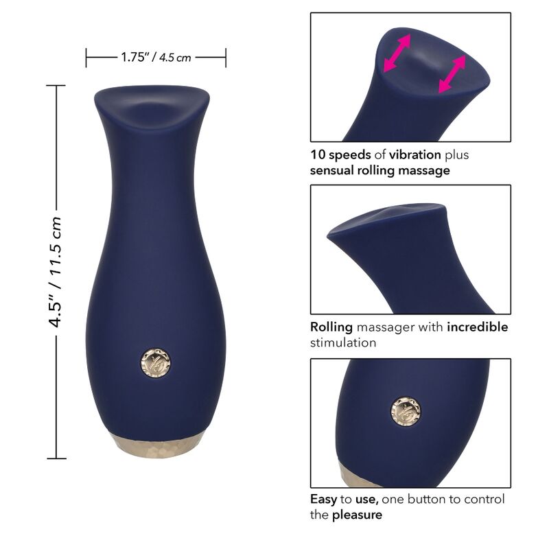 CALEXOTICS - MASAJEADOR CHIC TULIPE AZUL