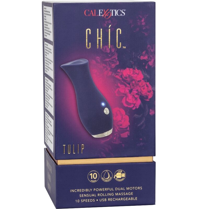 CALEXOTICS - MASAJEADOR CHIC TULIPE AZUL