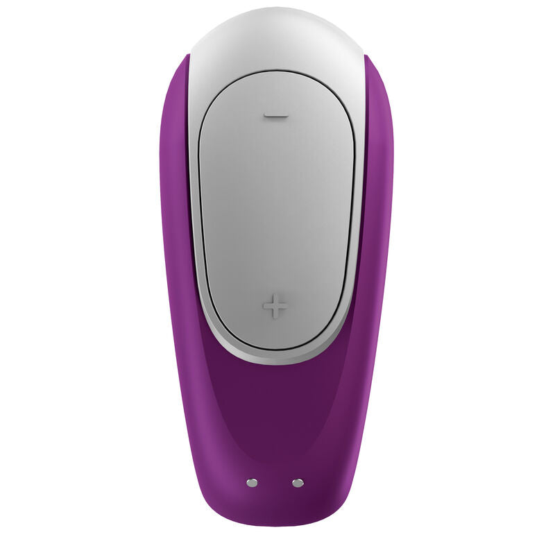 SATISFYER - VIBRADOR DOBLE DIVERSIÓN PARA PAREJAS MORADO