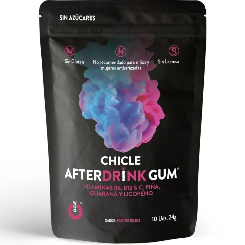 WUG GUM - RESSACA PÓS-BEBIDA 10 UNIDADES