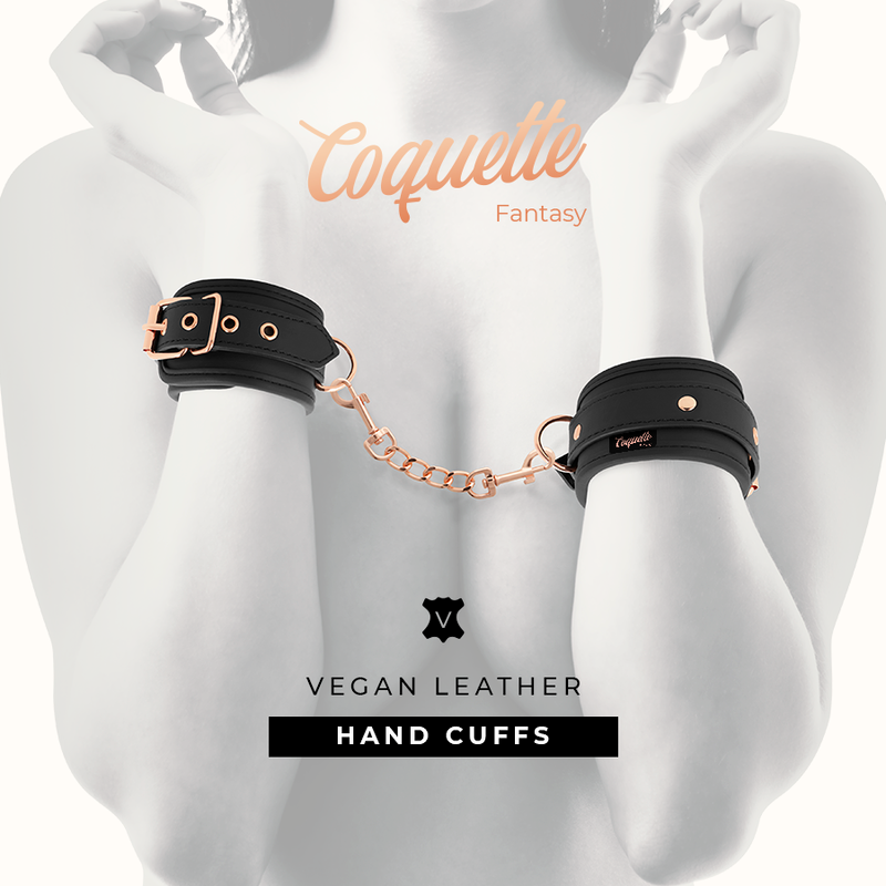 COQUETTE CHIC DESIRE - ALGEMAS DE COURO VEGANAS FANTASY