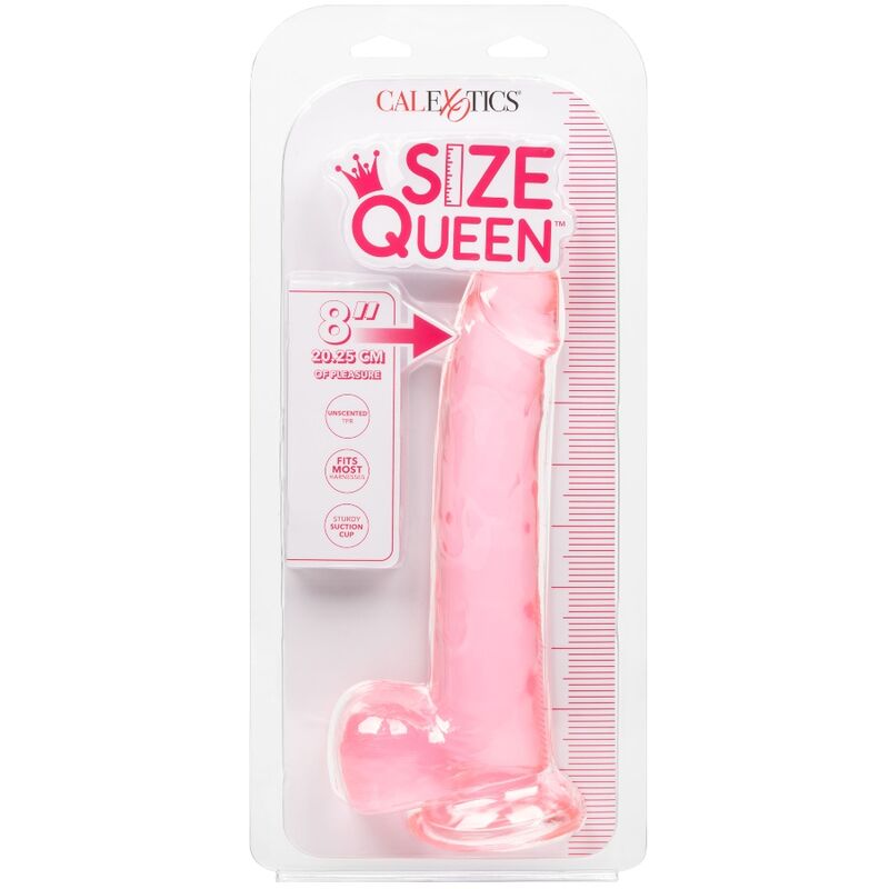 CALEXOTICS - DILDO TAMAÑO QUEEN ROSA 20.3 CM