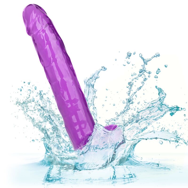CALEXOTICS - DILDO TAMAÑO QUEEN MORADO 25,5 CM