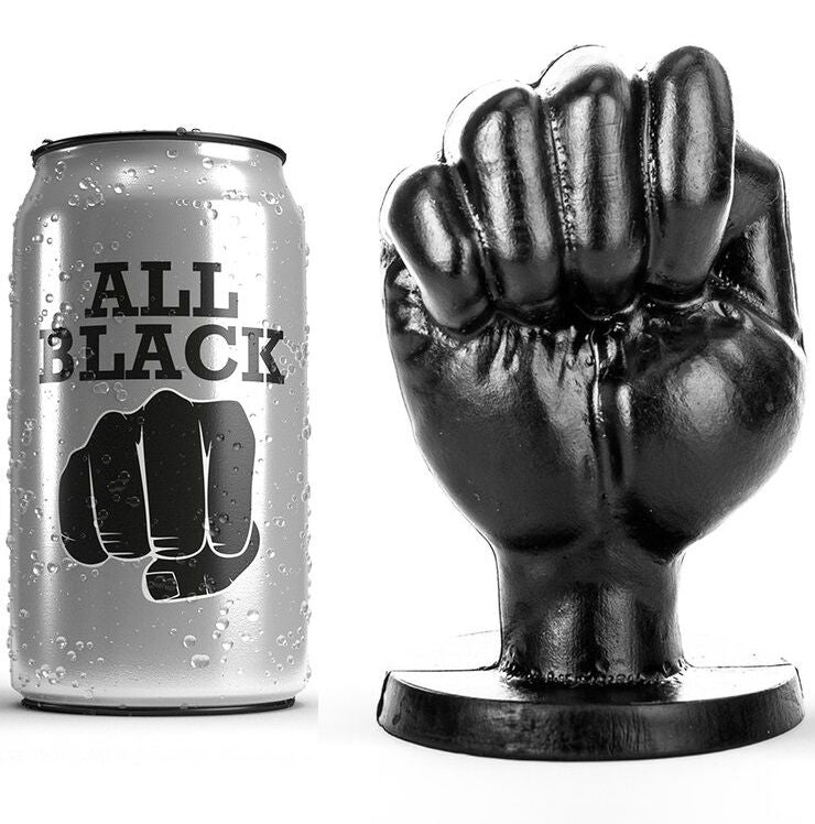 ALL BLACK - PUNHO ANAL 13 CM