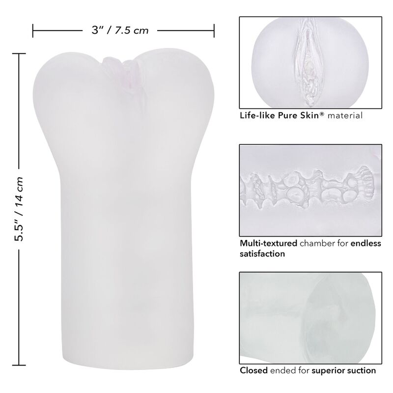 CALEXOTICS - Acariciador de vulva ilimitado transparente