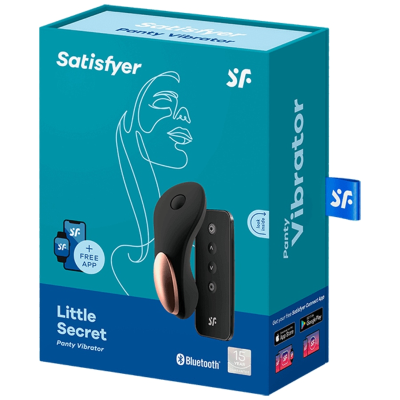 SATISFYER - VIBRADOR DE CALCINHA LITTLE SECRET