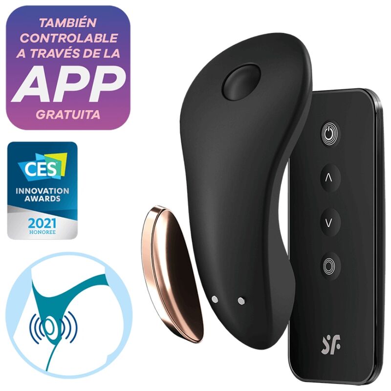 SATISFYER - VIBRADOR DE CALCINHA LITTLE SECRET
