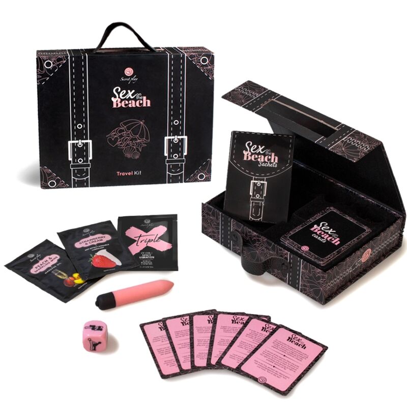 SECRETPLAY - KIT DE VIAGEM SEX ON THE BEACH (ES/EN/DE/FR/NL/PT)