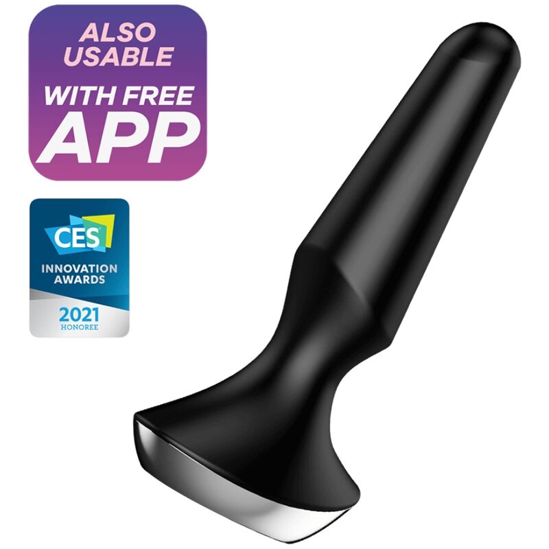 SATISFYER - PLUG ILICIOUS 2 PLUG VIBRADOR PRETO