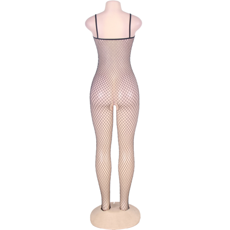 QUEEN LINGERIE - BODYSTOCKING CON TETAS EN ESCOTE S/L
