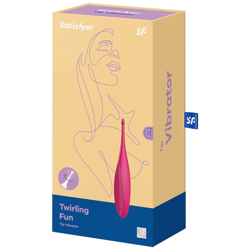 SATISFYER - VIBRADOR COM PONTA DIVERTIDA ROSA
