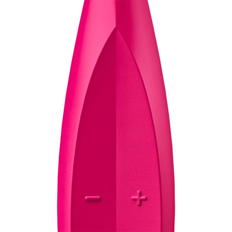 SATISFYER - VIBRADOR COM PONTA DIVERTIDA ROSA