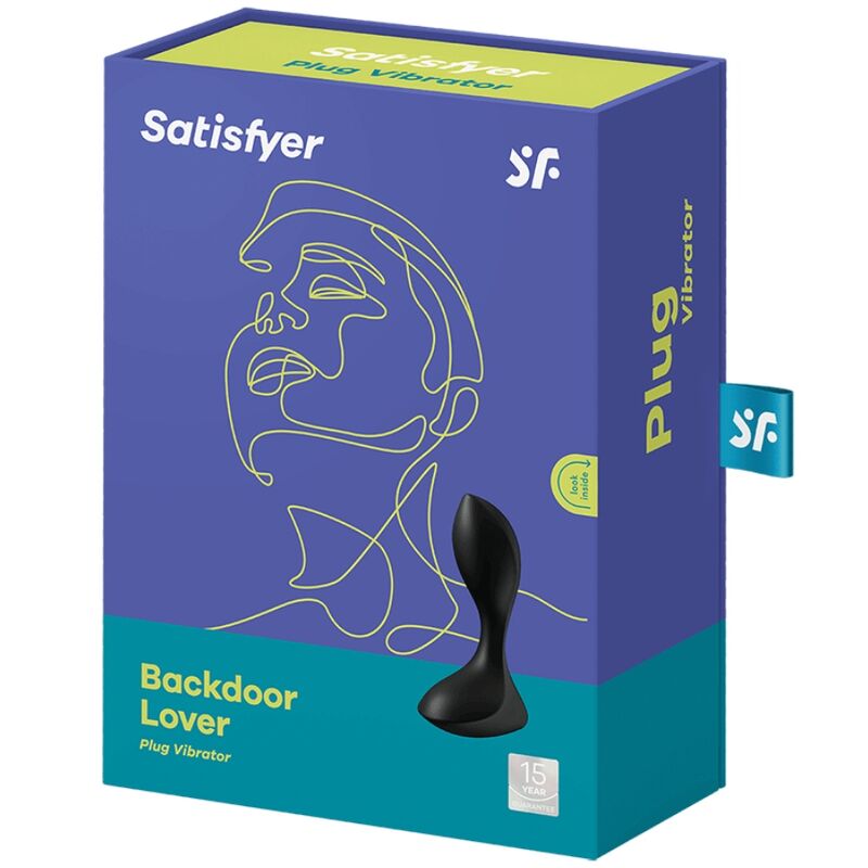 SATISFYER - PLUGUE VIBRATÓRIO BACKDOOR LOVER PRETO