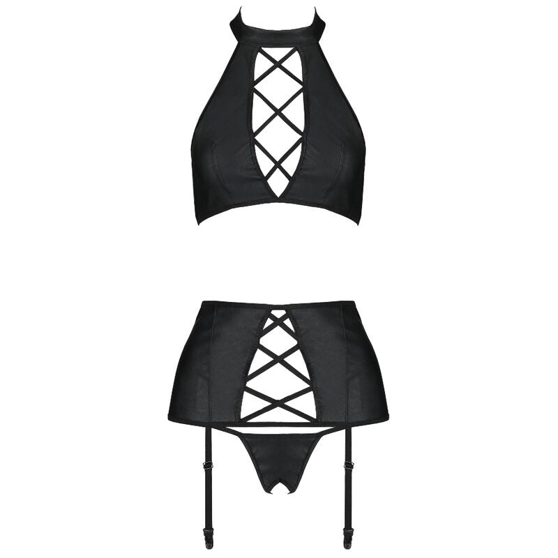 PAIXÃO - CONJUNTO NANCY COURO ECOLÓGICO L/XL